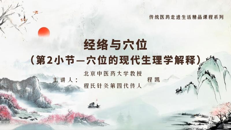 经络和穴位之穴位的现代生理学解释